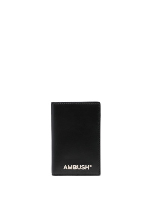 

Logo-plaque leather wallet, AMBUSH Logo-plaque leather wallet