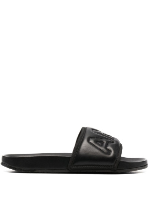 

Embossed-logo slides, AMBUSH Embossed-logo slides