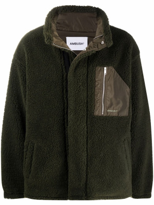 

Funnel-neck fleece cardigan, AMBUSH Funnel-neck fleece cardigan