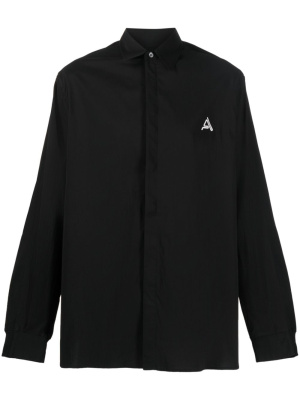 

Logo-embroidered cotton shirt, AMBUSH Logo-embroidered cotton shirt