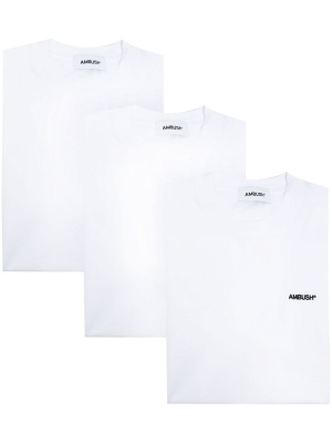 

Logo-embroidered T-shirt set (set of three), AMBUSH Logo-embroidered T-shirt set (set of three)