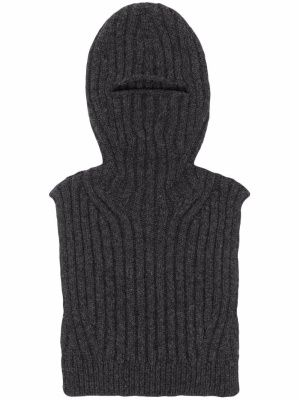 

Ribbed wool-blend balaclava, AMBUSH Ribbed wool-blend balaclava