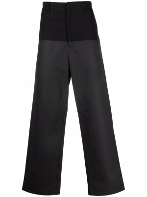 

Two-toned straight trousers, AMBUSH Two-toned straight trousers