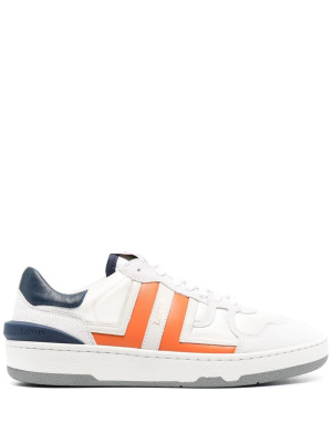 

Clay panelled low-top sneakers, Lanvin Clay panelled low-top sneakers