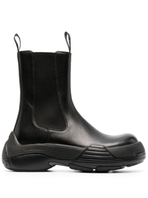 

Round-toe pull-tab boots, Lanvin Round-toe pull-tab boots