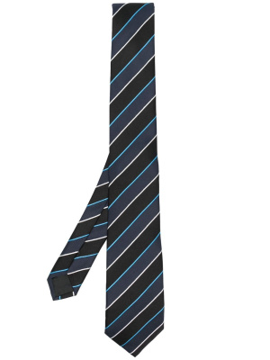 

Diagonal stripe pattern tie, Lanvin Diagonal stripe pattern tie