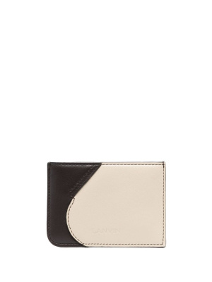 

Two-tone leather cardholder, Lanvin Two-tone leather cardholder