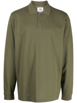 

Raised-logo polo shirt, Y-3 Raised-logo polo shirt