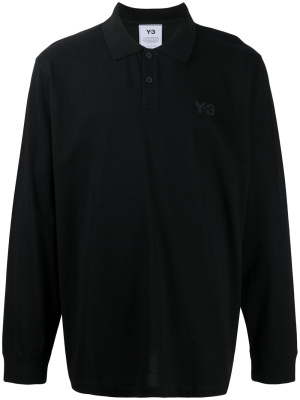 

Long sleeved polo shirt, Y-3 Long sleeved polo shirt