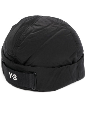 

Embroidered-logo beanie, Y-3 Embroidered-logo beanie
