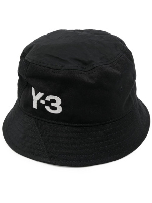 

Embroidered-logo bucket hat, Y-3 Embroidered-logo bucket hat