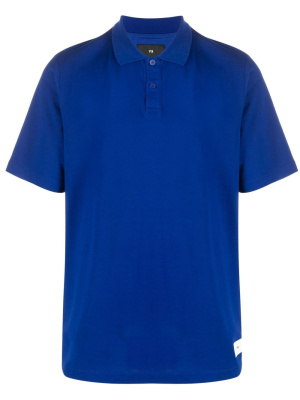 

Logo-patch cotton polo shirt, Y-3 Logo-patch cotton polo shirt