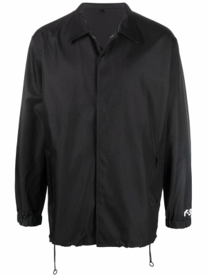 

Logo-print long-sleeve jacket, Y-3 Logo-print long-sleeve jacket