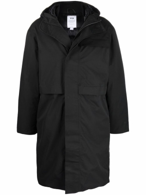 

Hooded parka coat, Y-3 Hooded parka coat