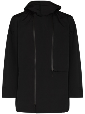 

Zip-up hooded parka coat, Y-3 Zip-up hooded parka coat