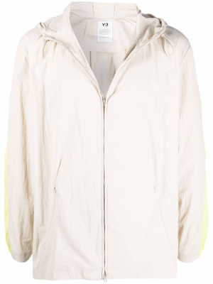 

Colourblock hooded zip-up jacket, Y-3 Colourblock hooded zip-up jacket
