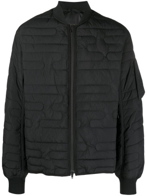 

Quilted zip-up bomber jacket, Y-3 Quilted zip-up bomber jacket
