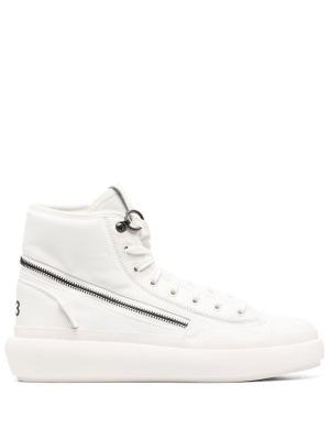 

Zip-detail hi-top sneakers, Y-3 Zip-detail hi-top sneakers