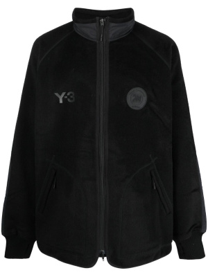 

Chest logo-patch detail jacket, Y-3 Chest logo-patch detail jacket
