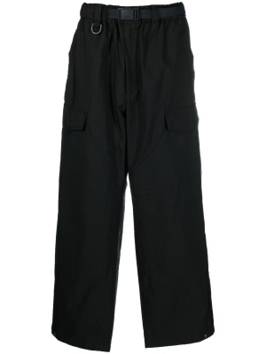 

Cotton wide-leg cargo trousers, Y-3 Cotton wide-leg cargo trousers