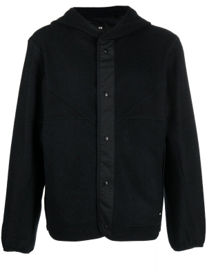 

Logo-patch hooded jacket, Y-3 Logo-patch hooded jacket