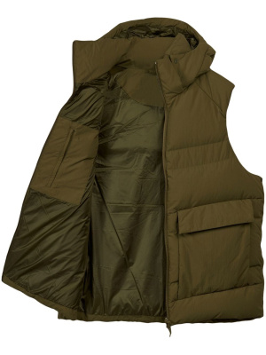 

Logo-print padded vest, Y-3 Logo-print padded vest