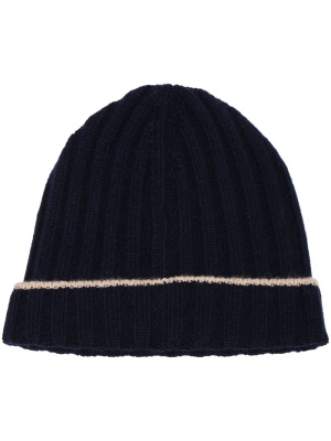 

Ribbed-knit cashmere beanie, Brunello Cucinelli Ribbed-knit cashmere beanie