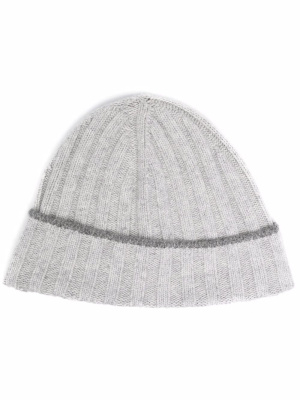 

Ribbed cashmere beanie, Brunello Cucinelli Ribbed cashmere beanie