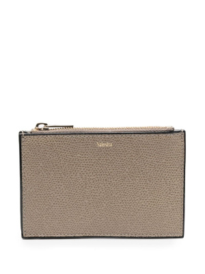 

Logo cardholder wallet, Valextra Logo cardholder wallet