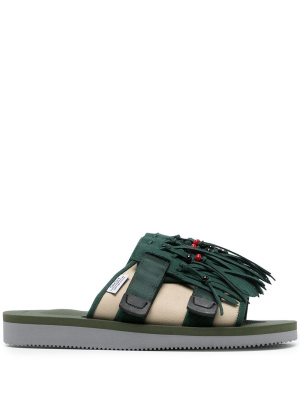 

Hoto tassel-detail sandals, Suicoke Hoto tassel-detail sandals