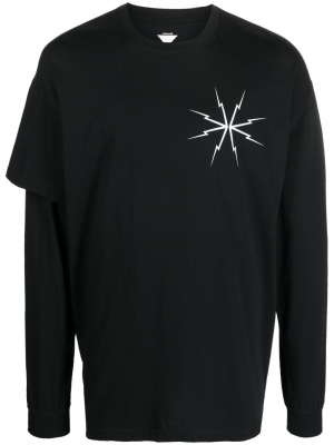 

Layered long-sleeved cotton T-shirt, ACRONYM Layered long-sleeved cotton T-shirt