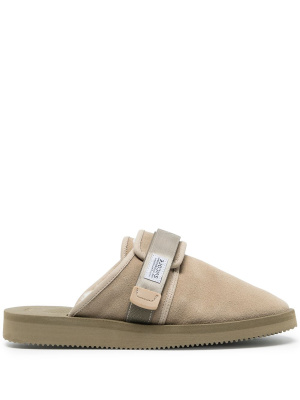 

ZAVO-Mab shearling-lined slippers, Suicoke ZAVO-Mab shearling-lined slippers