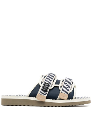 

MOTO jacquard touch-strap sandals, Suicoke MOTO jacquard touch-strap sandals