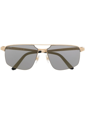 

Pilot-frame sunglasses, Cartier Eyewear Pilot-frame sunglasses