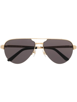

Pilot-frame sunglasses, Cartier Eyewear Pilot-frame sunglasses