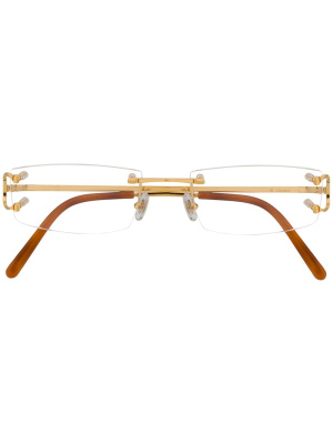 

Rectangular frame glasses, Cartier Eyewear Rectangular frame glasses