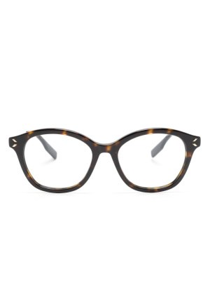 

Tortoiseshell-effect round-frame glasses, MCQ Tortoiseshell-effect round-frame glasses