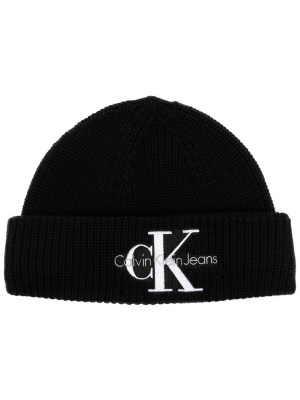 

Logo-print beanie hat, Calvin Klein Jeans Logo-print beanie hat