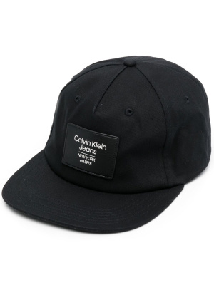 

Logo-patch flat-peak cap, Calvin Klein Jeans Logo-patch flat-peak cap