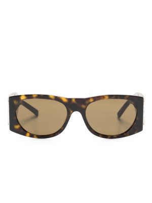 

4G tortoiseshell square-frame sunglasses, Givenchy Eyewear 4G tortoiseshell square-frame sunglasses
