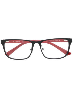 

Rectangular-frame contrast glasses, Calvin Klein Rectangular-frame contrast glasses