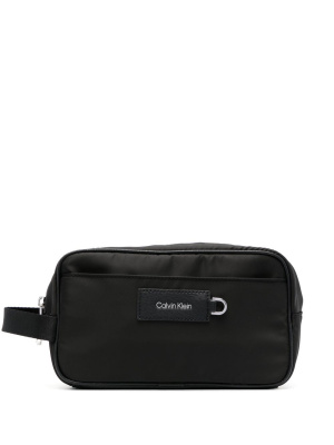 

Logo-patch wash bag, Calvin Klein Logo-patch wash bag