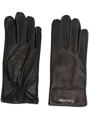 

Stitched leather gloves, Calvin Klein Stitched leather gloves
