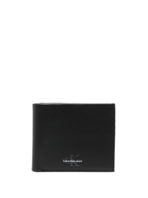 

Logo-print leather wallet, Calvin Klein Jeans Logo-print leather wallet