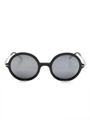 

Round-frame tinted sunglasses, Matsuda Round-frame tinted sunglasses