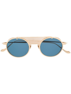 

Perforated round-frame sunglasses, Matsuda Perforated round-frame sunglasses