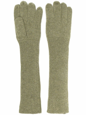 

Ribbed-knit cashmere gloves, ASPESI Ribbed-knit cashmere gloves