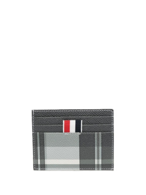 

Check-pattern cardholder wallet, Thom Browne Check-pattern cardholder wallet
