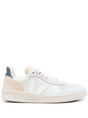 

Paneled-design leather sneakers, VEJA Paneled-design leather sneakers