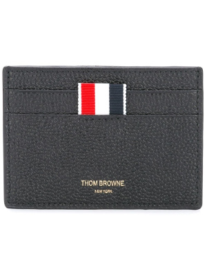 

Pebbled leather cardholder, Thom Browne Pebbled leather cardholder